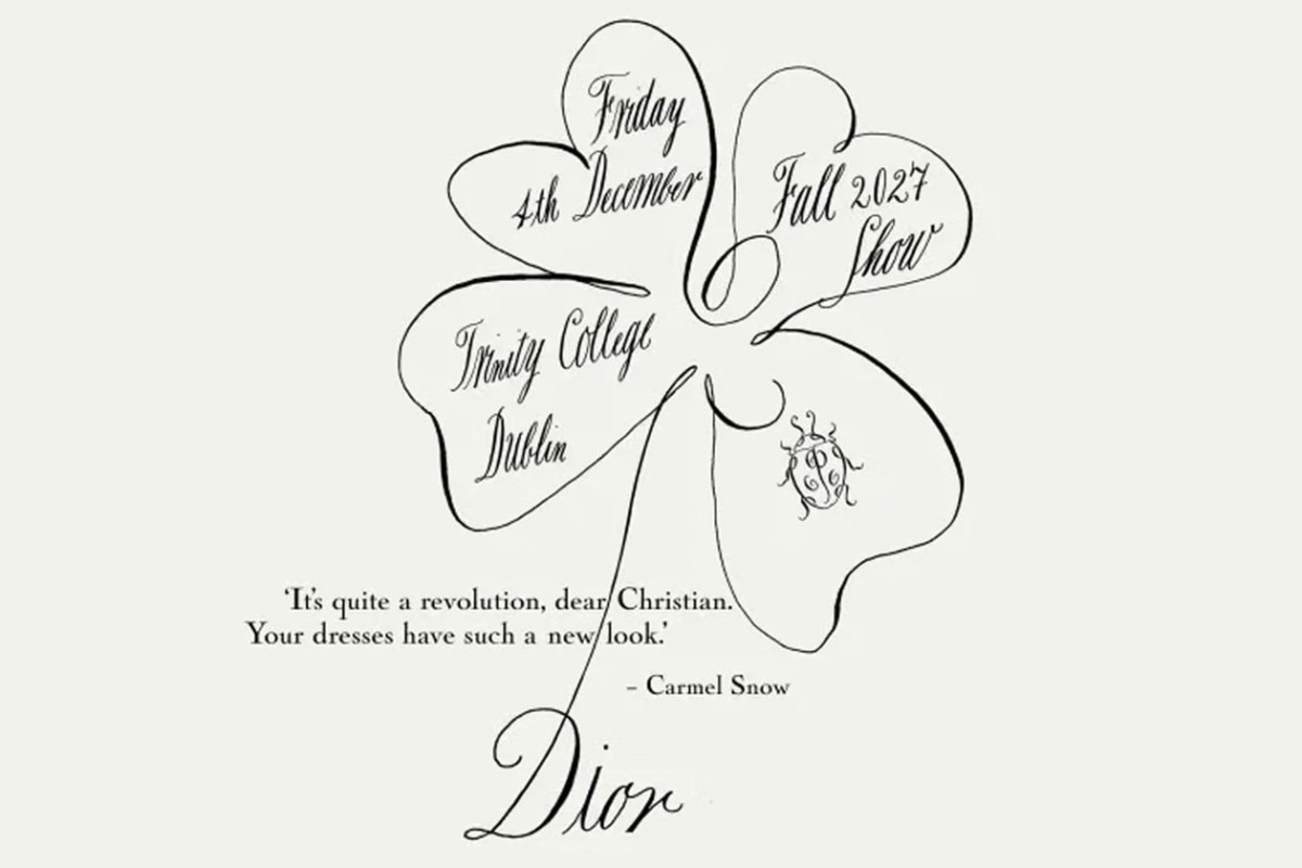 Dior to Show Pre-Fall 2027 Runway in Dublin & SKIMS London Store Opens in This Week's Top Fashion News