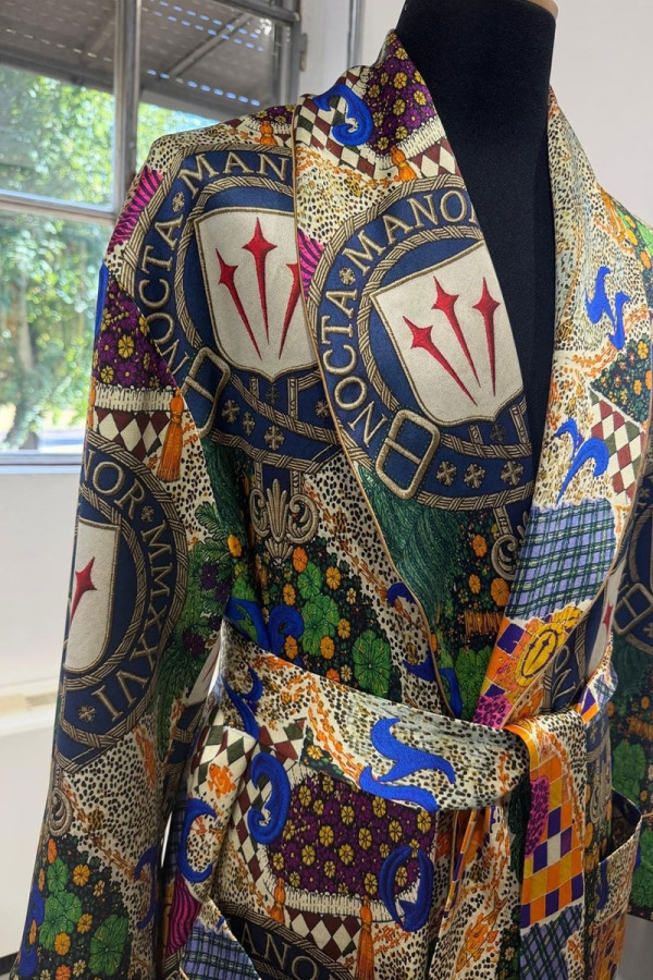 Domenico Formichetti Reveals Custom "NOCTA Manor" Silk Robe for Drake