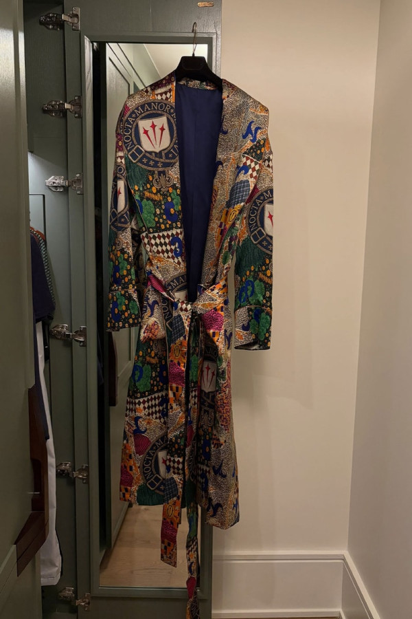Domenico Formichetti Reveals Custom "NOCTA Manor" Silk Robe for Drake