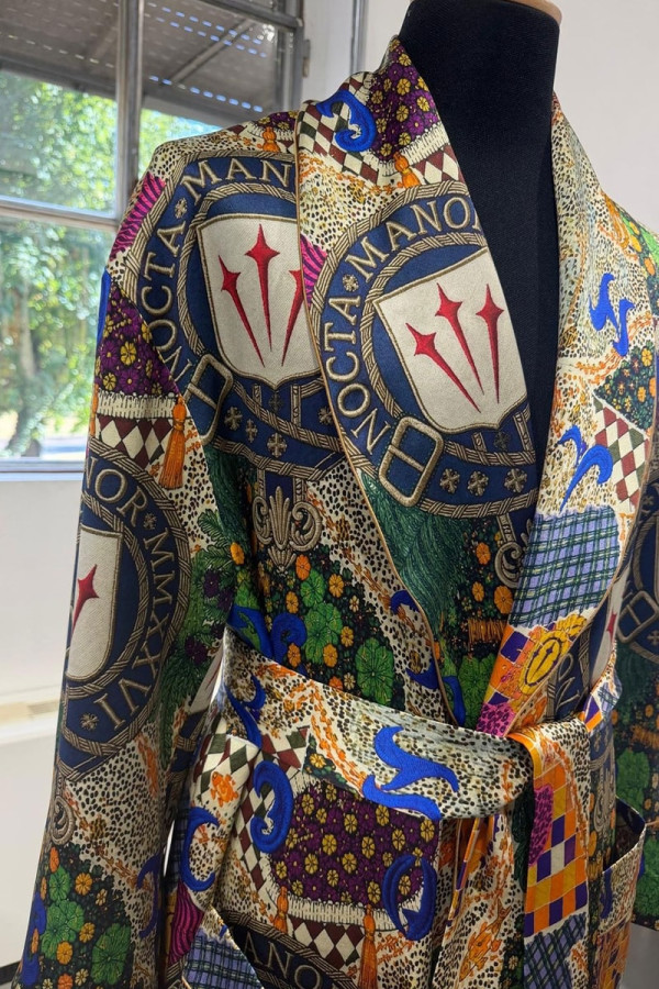 Domenico Formichetti Reveals Custom "NOCTA Manor" Silk Robe for Drake