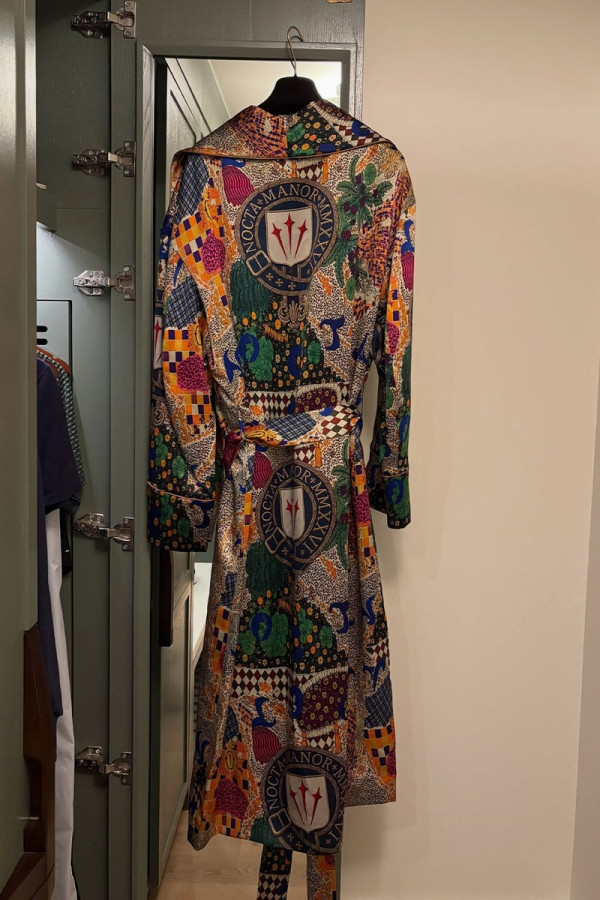 Domenico Formichetti Reveals Custom "NOCTA Manor" Silk Robe for Drake