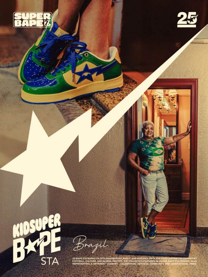 KidSuper and BAPE Celebrate 25 Years of the BAPE STA With the SUPERBAPE CUP Collection