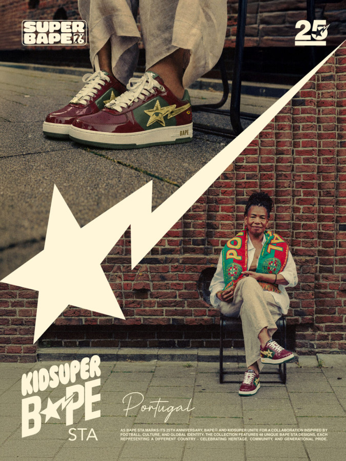 KidSuper and BAPE Celebrate 25 Years of the BAPE STA With the SUPERBAPE CUP Collection