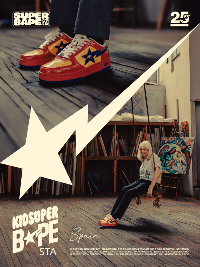 KidSuper and BAPE Celebrate 25 Years of the BAPE STA With the SUPERBAPE CUP Collection