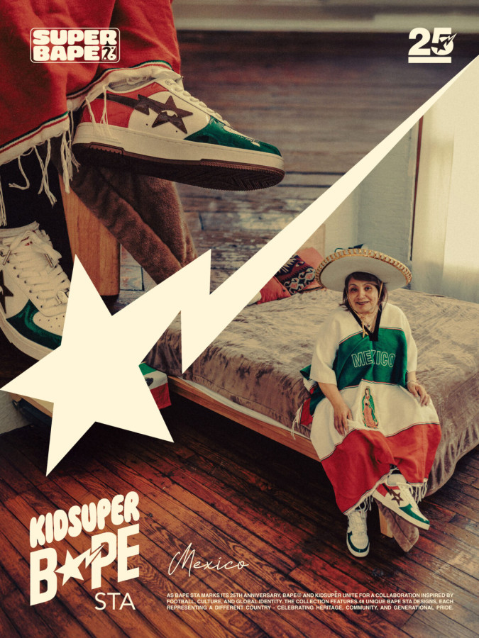 KidSuper and BAPE Celebrate 25 Years of the BAPE STA With the SUPERBAPE CUP Collection