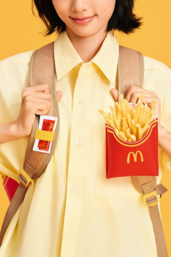 McDonald's China Rebuilds Its Takeaway Bag Into the Fry-Toting "Big Fries Backpack"