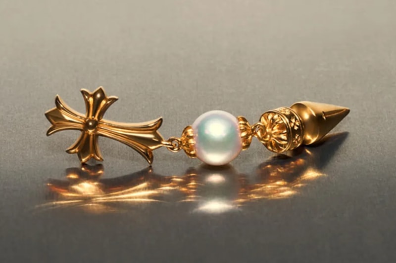 MIKIMOTO and Chrome Hearts Reconvene for a 22K Gold Jewelry Capsule