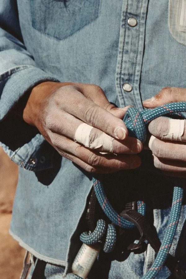 SATISFY Reconnects With Levi’s for a Second Climbing-Focused Capsule