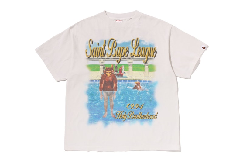BAPE and ©SAINT Mxxxxxx Serve Up Aged Streetwear and Can Stools