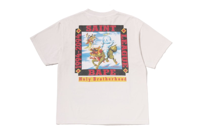 BAPE and ©SAINT Mxxxxxx Serve Up Aged Streetwear and Can Stools