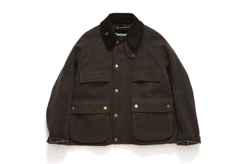 Barbour x JOURNAL STANDARD's Cropped "Old Bedale" Is Built Around Broken-In Wool