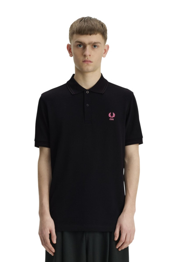 COMME des GARÇONS Imbues Neon Accents To Fred Perry’s Piqué Polo Shirts