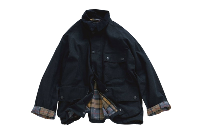 JOURNAL STANDARD relume Rebuilds the Barbour Solway Zipper With Non-Oiled Cotton-Nylon and a Drawcord Hem