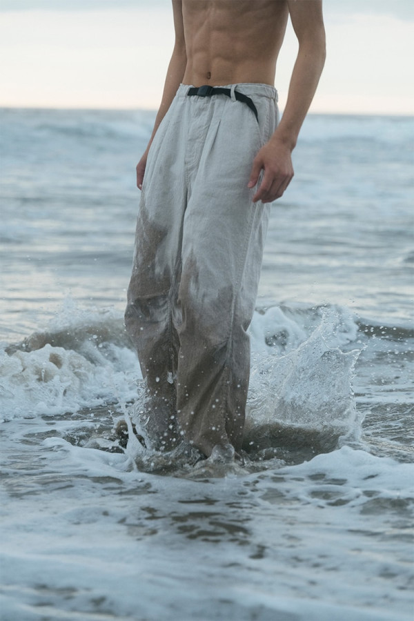 nonnative x Gramicci Reengineer the Easy Pant in Breathable Linen Oxford for Summer