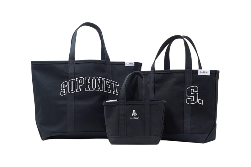 SOPHNET. and L.L.Bean Build the Boat and Tote on 24 oz Heavy Canvas With Scorpion Embroidery