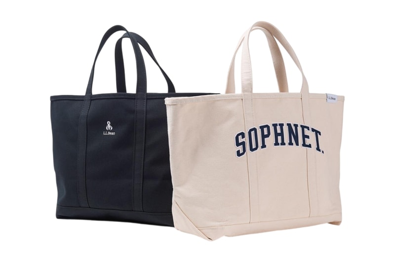 SOPHNET. and L.L.Bean Build the Boat and Tote on 24 oz Heavy Canvas With Scorpion Embroidery