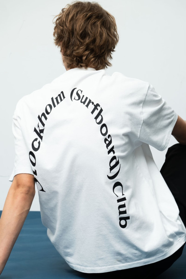 Stockholm Surfboard Club and RHC Turn the Icon Tag Navy for the "Black Beach" Capsule