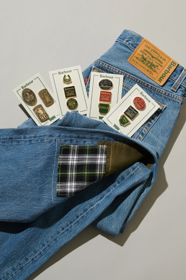 Barbour and Levi’s Japan Rebuild Vintage 501s Into One-Off "Re-Loved" Upcycled Jeans