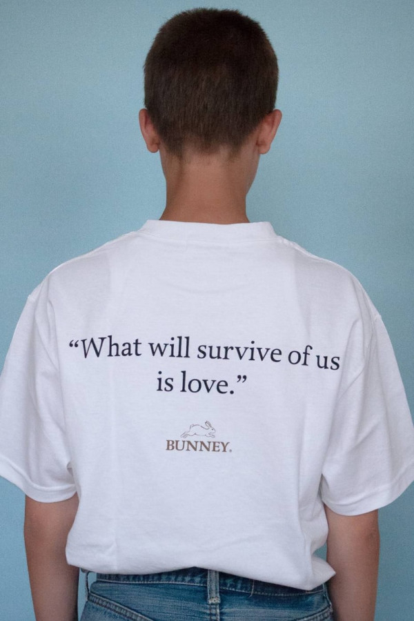 BUNNEY's Teddy Bear T-Shirt Carries Josh Hight's Black-and-White Bear Studies