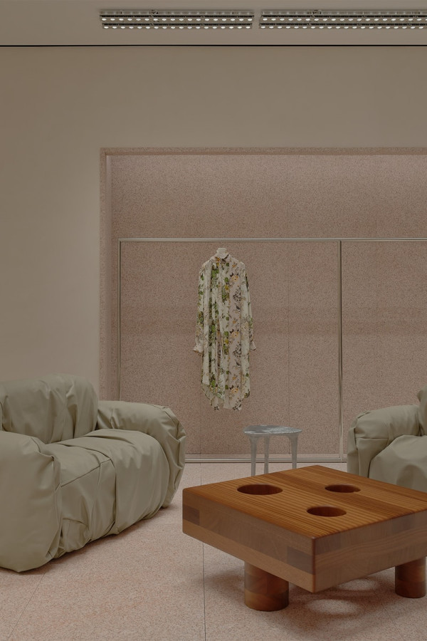 Inside Acne Studios’ Minimalist, Pink Granite Retail Space in New York
