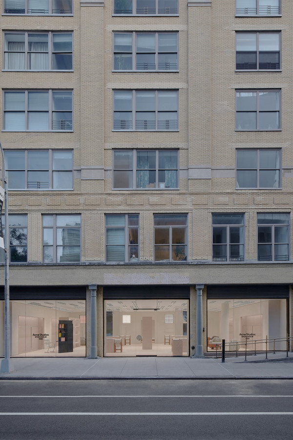 Inside Acne Studios’ Minimalist, Pink Granite Retail Space in New York