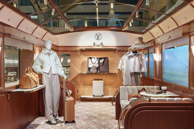 Louis Vuitton Unveils Train-Themed Pop-Up Store at LANDMARK Hong Kong