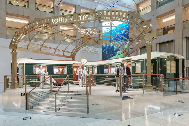 Louis Vuitton Unveils Train-Themed Pop-Up Store at LANDMARK Hong Kong