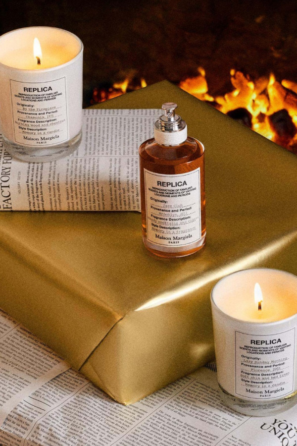 Maison Margiela's REPLICA Wraps "Lazy Sunday Morning" and "Jazz Club" Scents in Newspaper Print for Its Second Holiday 2026 Offering