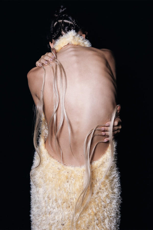 SHOWPONY Brings Hairy Claws and Deadstock Wigs to the SS27 Runway