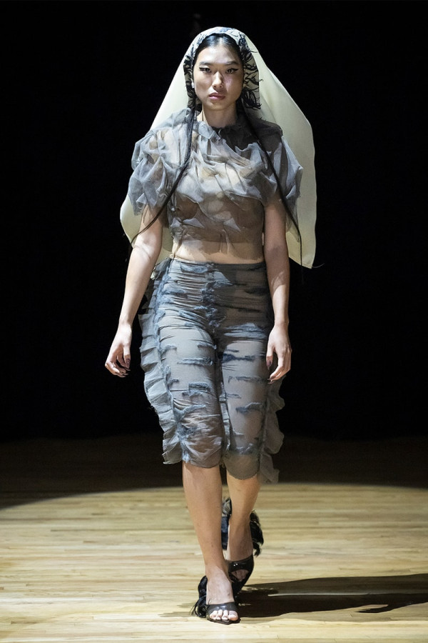SHOWPONY Brings Hairy Claws and Deadstock Wigs to the SS27 Runway