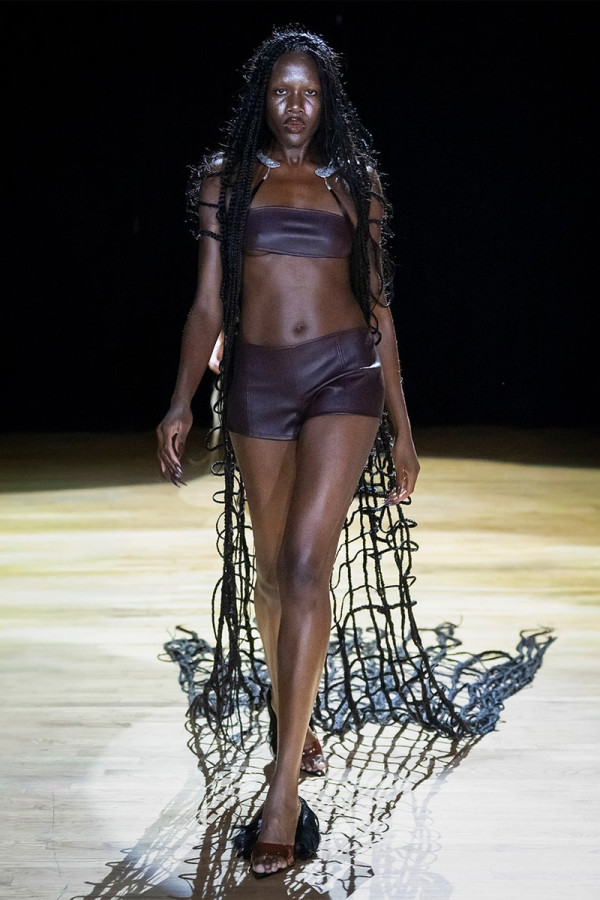 SHOWPONY Brings Hairy Claws and Deadstock Wigs to the SS27 Runway