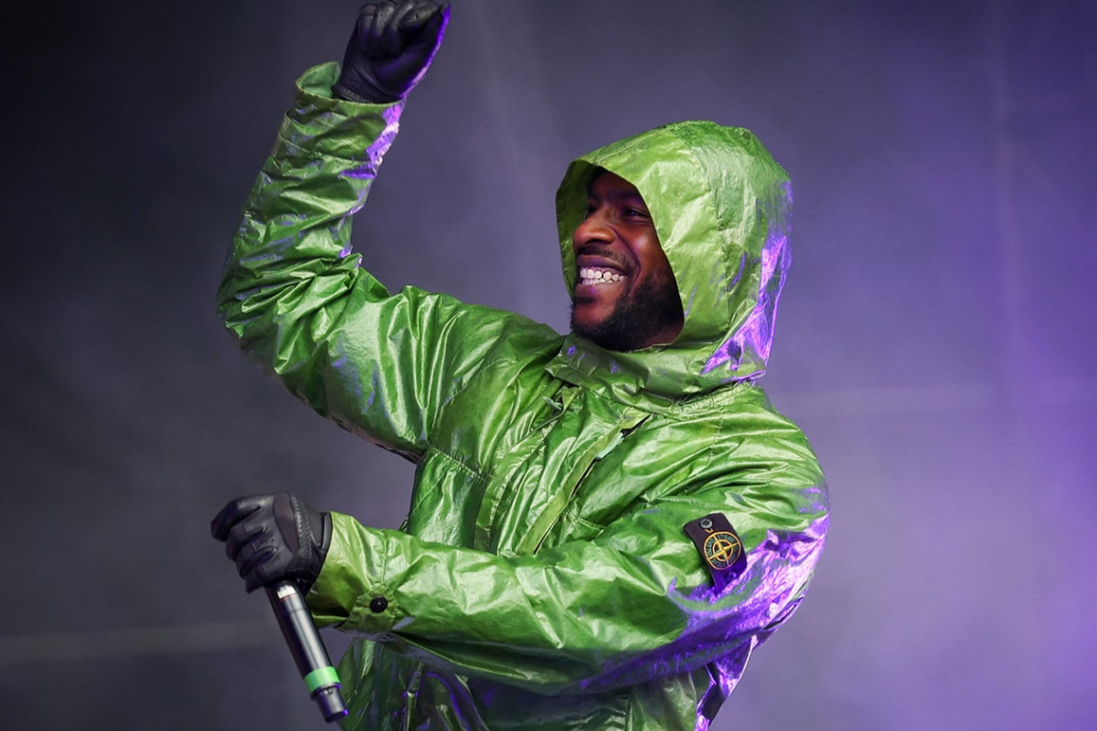 Skepta Wore Stone Island on Stage All Weekend