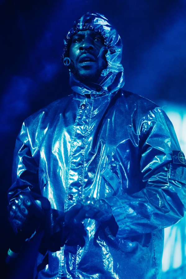 Skepta Wore Stone Island on Stage All Weekend