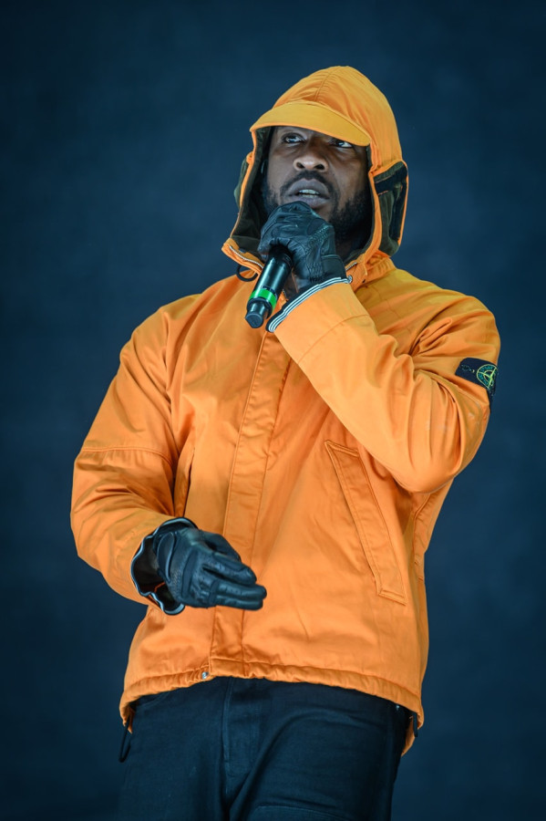 Skepta Wore Stone Island on Stage All Weekend