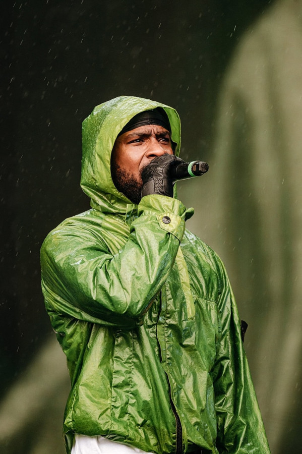 Skepta Wore Stone Island on Stage All Weekend