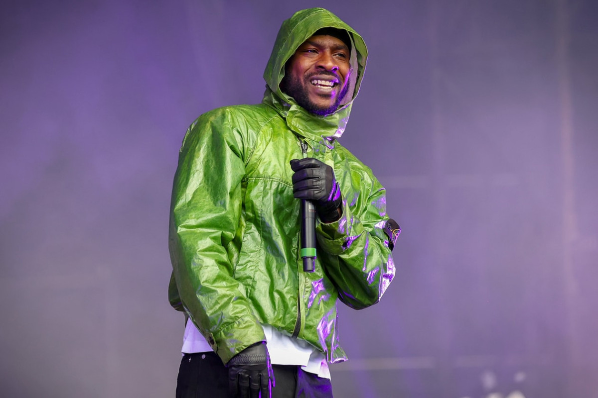 Skepta Wore Stone Island on Stage All Weekend