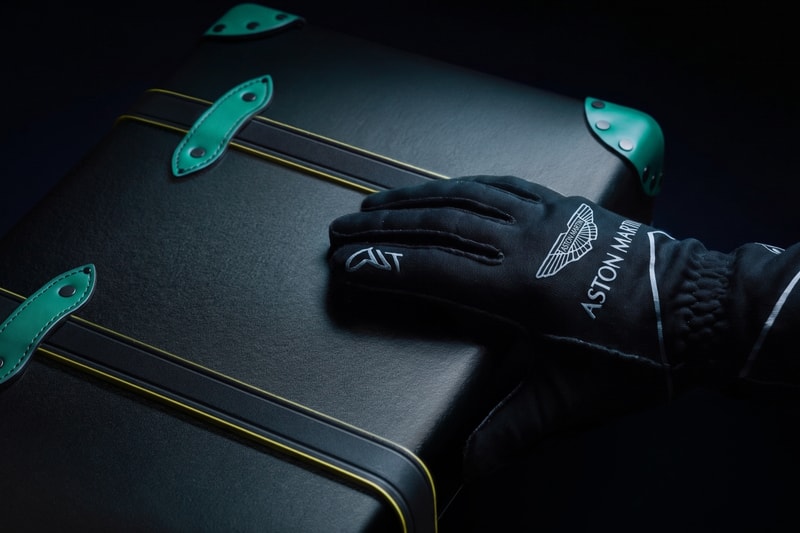 The Globe-Trotter x Aston Martin Aramco F1 Luggage Collection Drops Globally