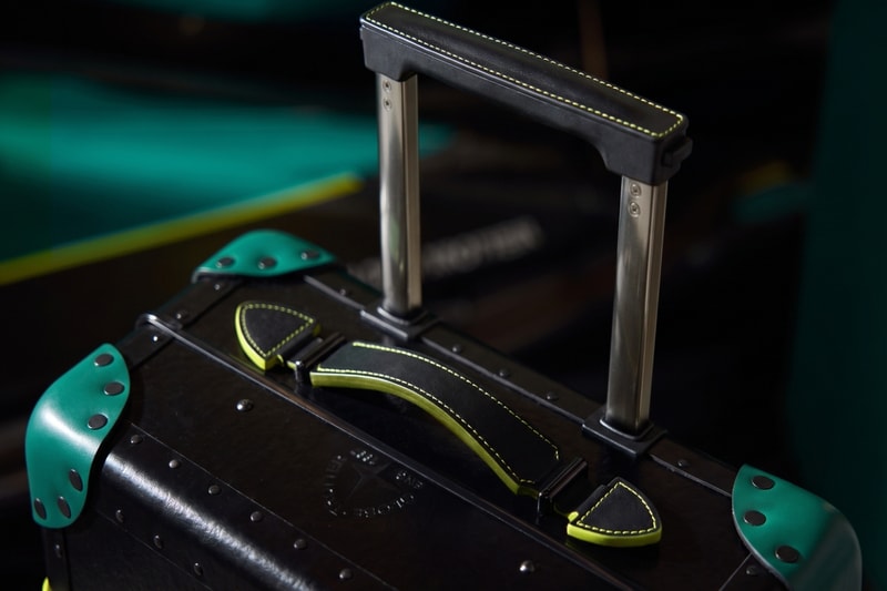 The Globe-Trotter x Aston Martin Aramco F1 Luggage Collection Drops Globally