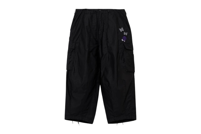 WILDSIDE Yohji Yamamoto x NEEDLES Thread a "Rose and Butterfly" Motif Through Tie-Dye and BDU Cargos